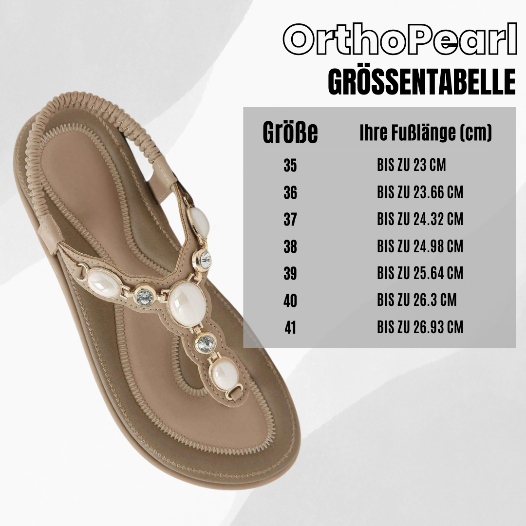OrthoPearl - ergonomische, rutschfeste & schmerzlindernde Sandalen